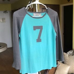 Lucky #7 sporty cashmere sweater